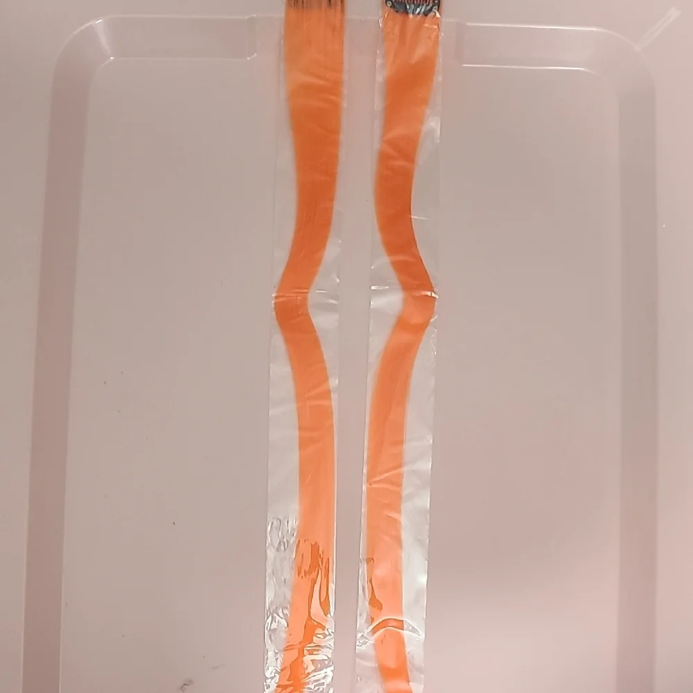 Vibrant Orange Hair Extensions